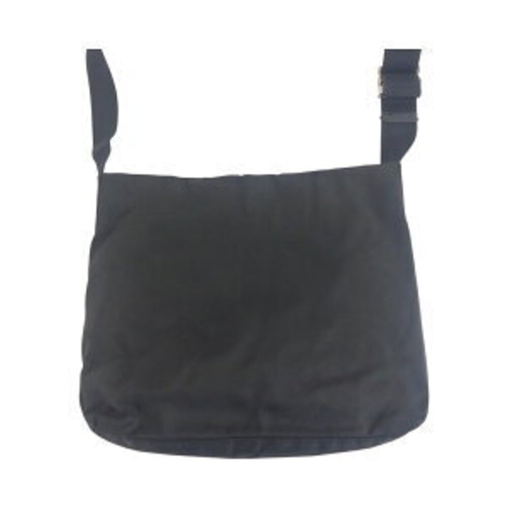 Prada triangular black plate Tessuto leather logo messenger nylon shoulder bag
